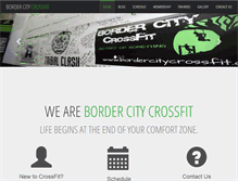 Tablet Screenshot of bordercitycrossfit.com